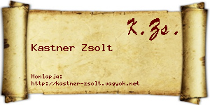 Kastner Zsolt névjegykártya
